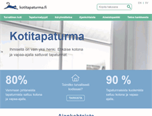 Tablet Screenshot of kotitapaturma.fi